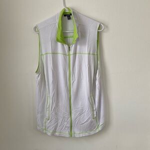 Chaps sleeveless zip up sweatshirt size 3x